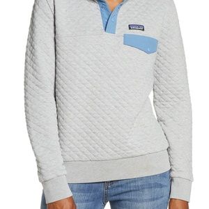 Women's Organic Cotton Quilt Snap- Pullover